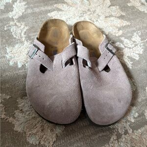 Birkenstock Boston Clogs Lavender